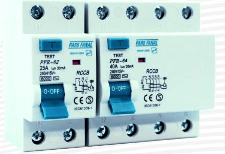 کلید محافظ جان PFR - 2P  30MA&300MA